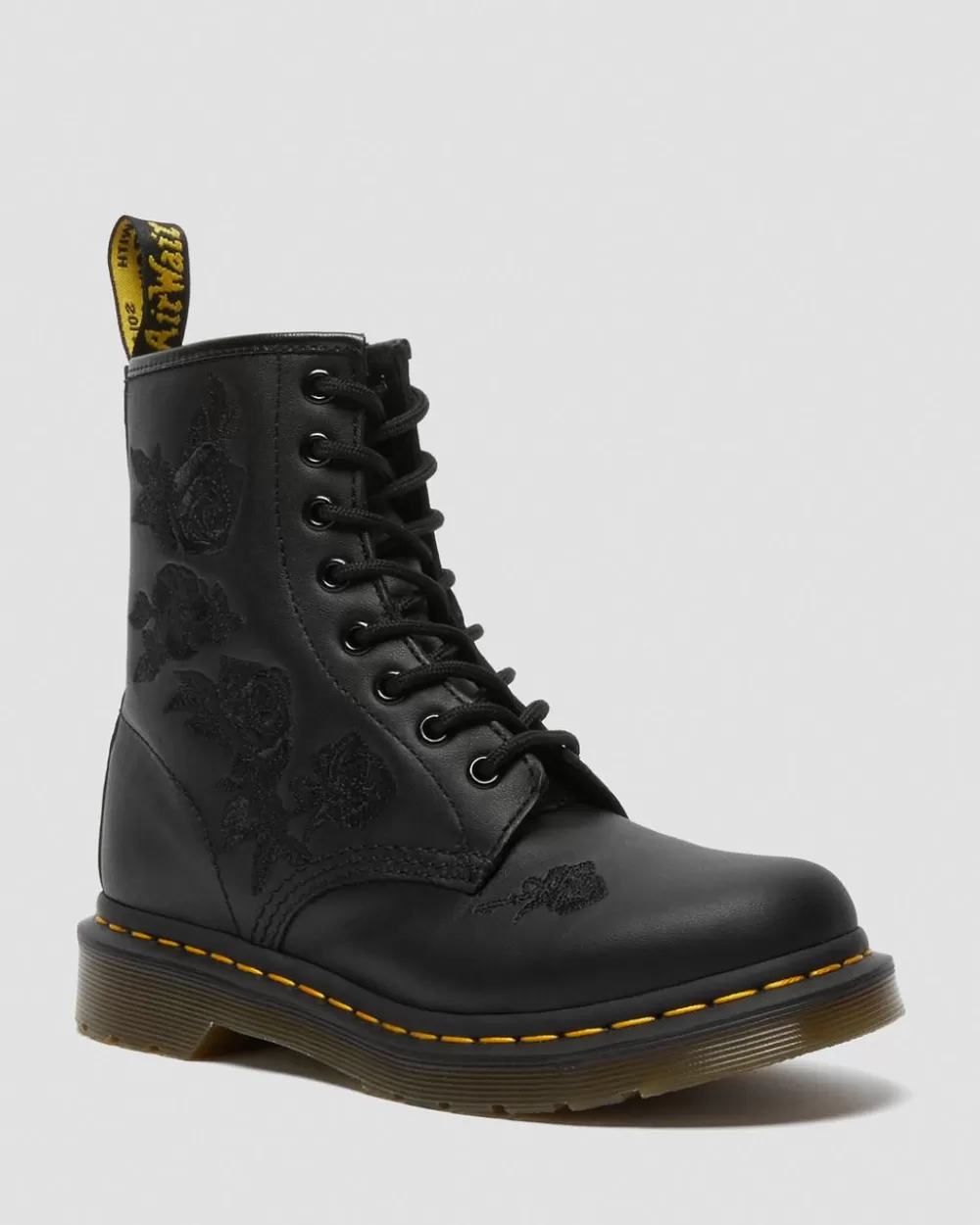 1460 Vonda Mono Floral Rose Leather Lace Up -Maiharit*Dr. Martens Sale