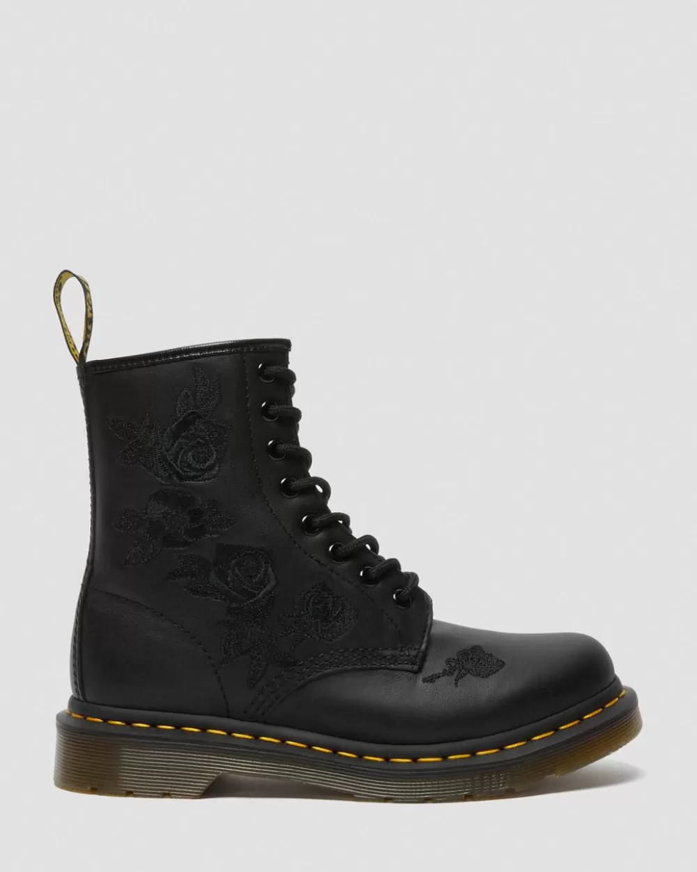 1460 Vonda Mono Floral Rose Leather Lace Up -Maiharit*Dr. Martens Sale