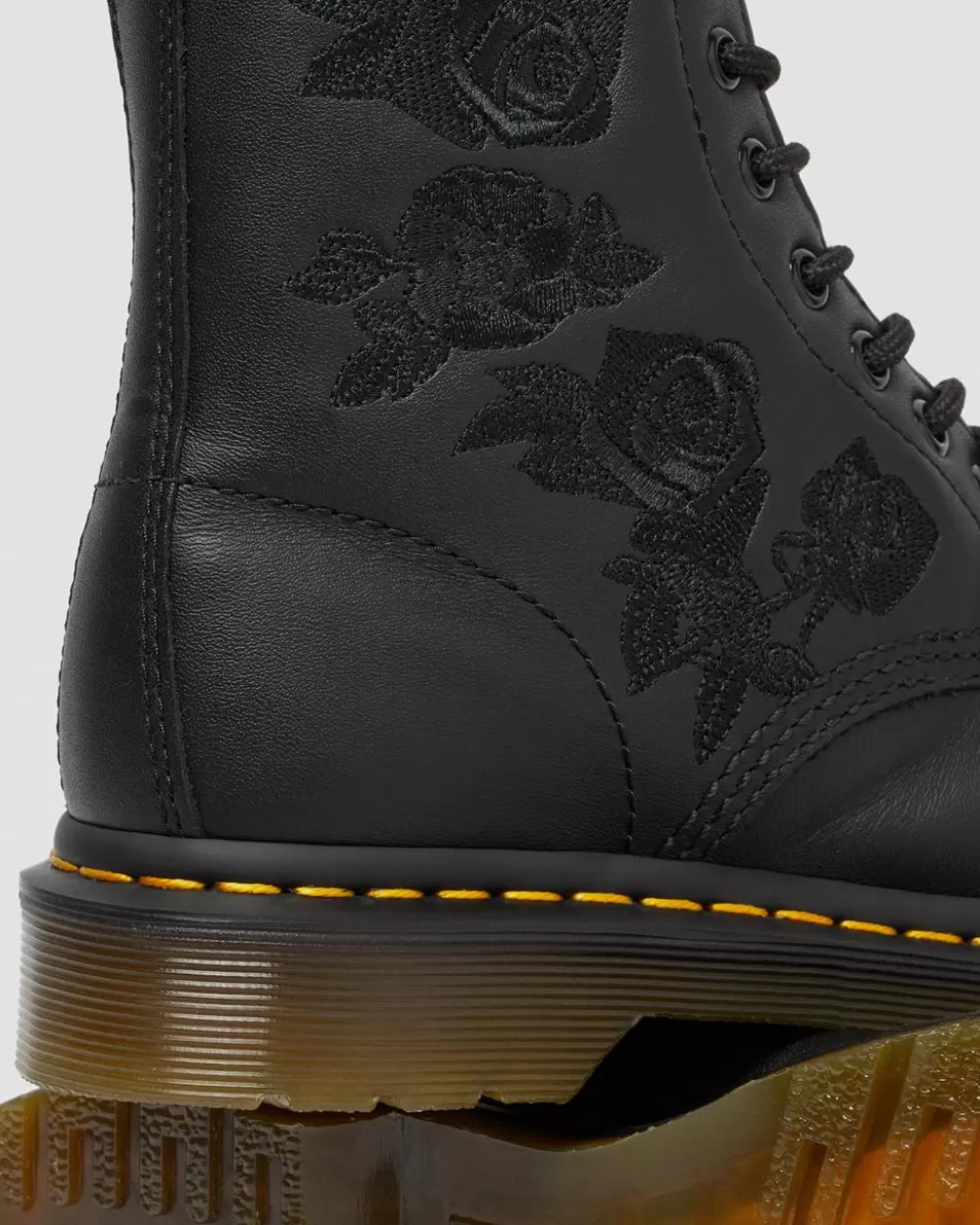 1460 Vonda Mono Floral Rose Leather Lace Up -Maiharit*Dr. Martens Sale