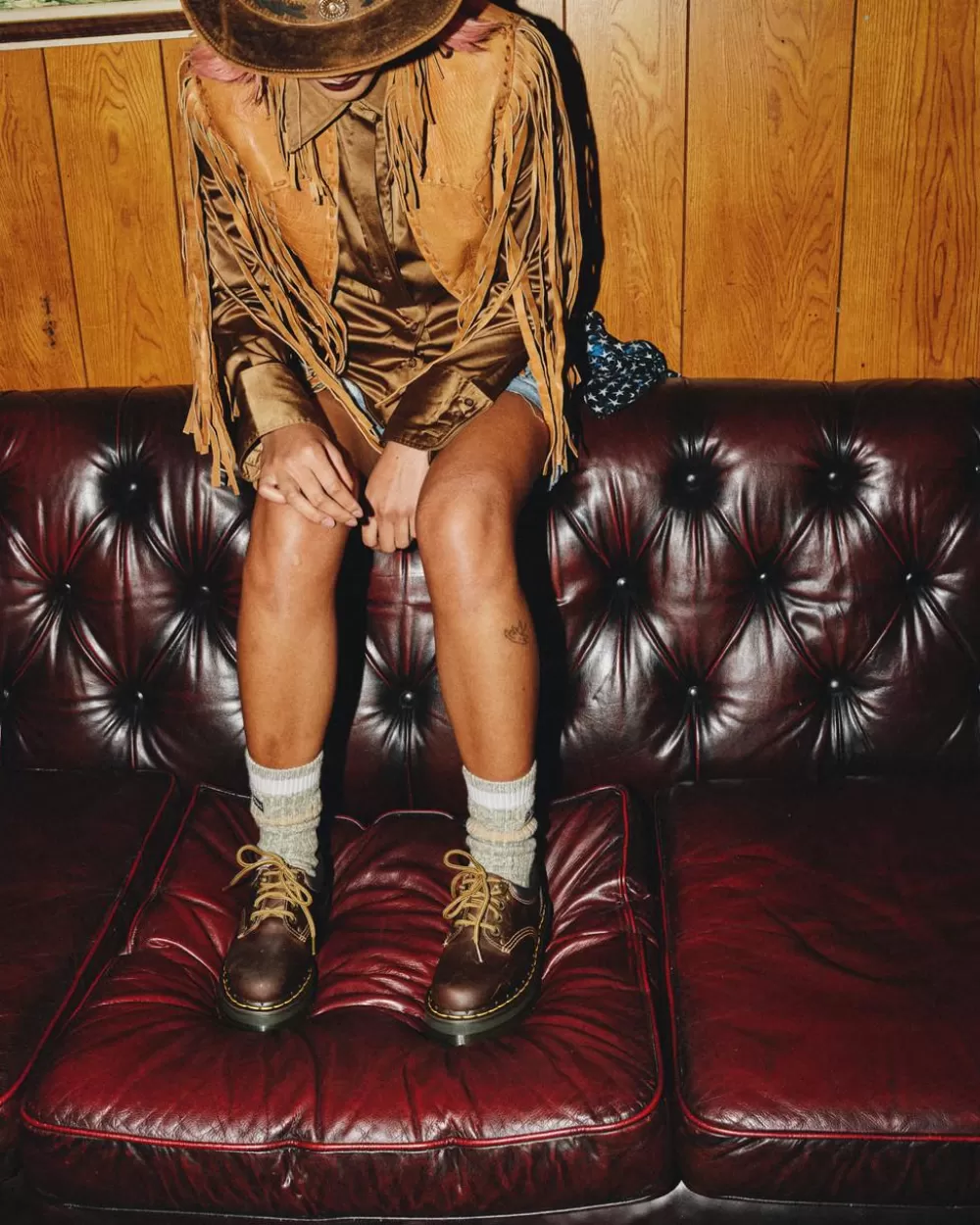 8053 Quad Ii Crazy Horse Leather Platform -Kengät*Dr. Martens Hot