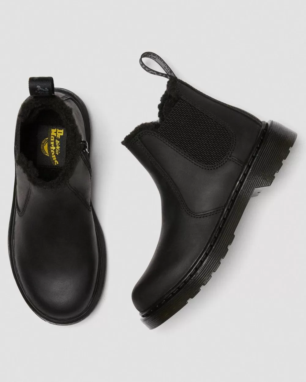 Junior 2976 Leonore Faux Fur Lined Chelsea -Bootsit*Dr. Martens Sale