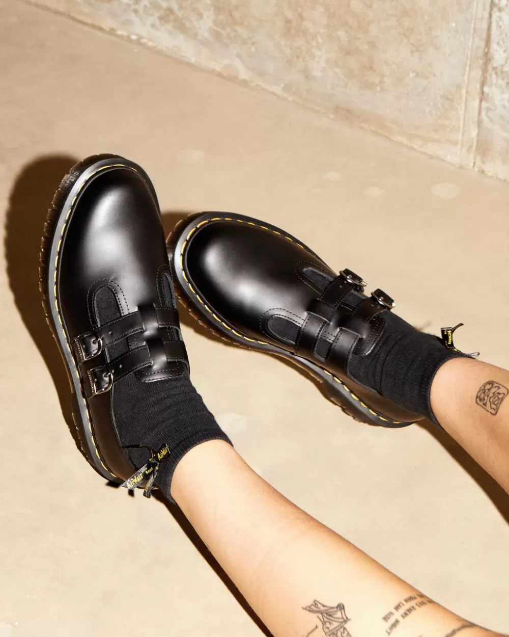 Nahkaiset 8065 Ii Bex Smooth Platform Mary Jane -Kengät*Dr. Martens Discount
