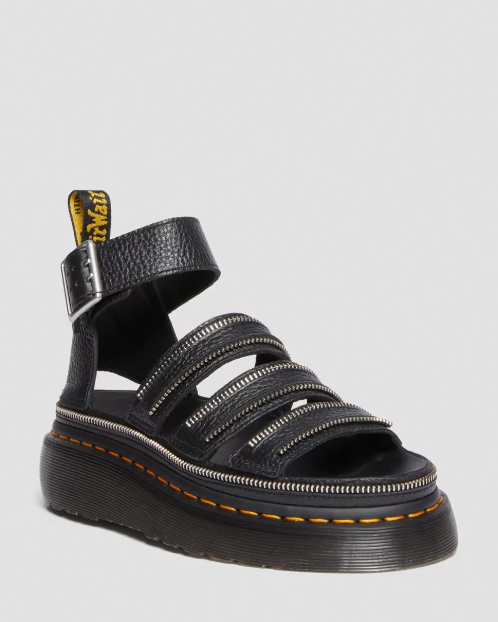 Nahkaiset Clarissa Ii Quad Hardware Milled Nappa Platform -Sandaalit*Dr. Martens Online