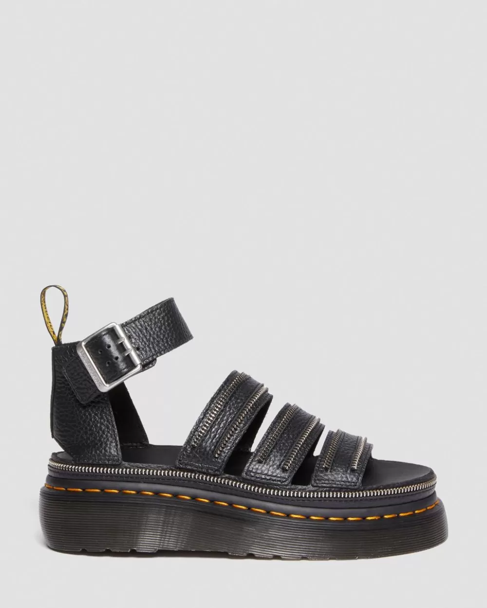 Nahkaiset Clarissa Ii Quad Hardware Milled Nappa Platform -Sandaalit*Dr. Martens Online